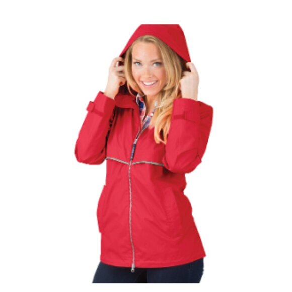 NWT CHARLES RIVER APPAREL Women's New Englander® Rain Jacket size small - Picture 1 of 6